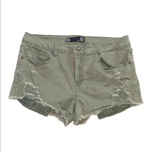 Green shorts